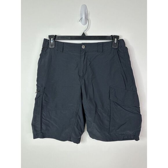 Columbia Shorts Men's 32 Kestrel Trail Cargo 10" Pockets‎ Hiking Outdoors Black - Picture 1 of 12